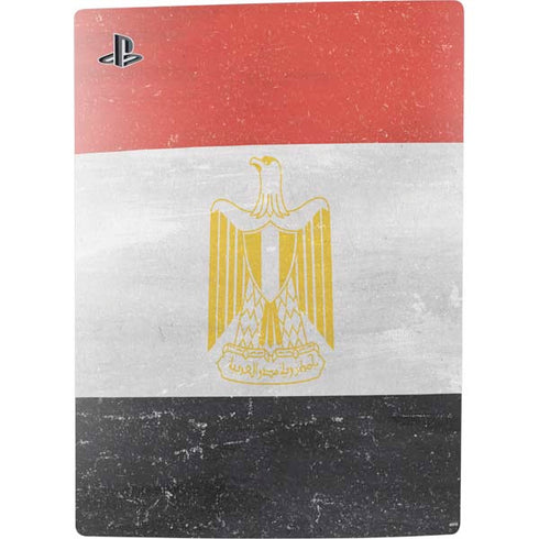 Egyptian Flag Distressed PS5 Digital Edition Console Skin